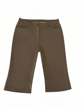MEC light Brown tan Hiking Capri Pants Trail Outdoor Cropped Performance size 16
